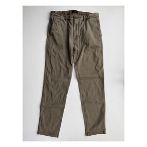 RAILS Thomas Chino Pant Mens 30 Faded Olive Green Cotton Twill Comfort